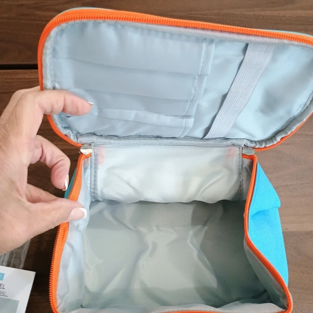 Multifunctional Blue Cosmetic Bag